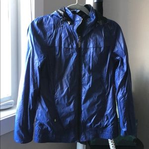 Soia & Kyo reversible/packable rain jacket